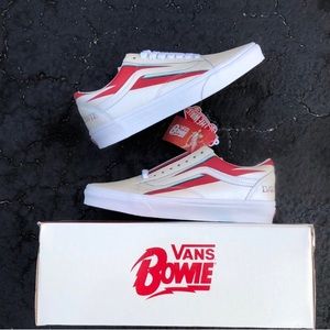 NWT Vans Old Skool (David Bowie) Aladdin Sane/True White